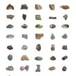 曹揚（ソウヨウ／CAO YANG）【中国】：旅の石(タビノイシ、traveling stone) - 2015年からチベットに行って、石を拾いながら、石に唯一の肖像画を描いています。普通の石ですが、様々の種類があって、色や、組成も違います。石と人間は微妙なつながりがあると思います。中国・上海 生まれ 女子美術大学 大学院美術研究科 美術専攻 博士前期課程 日本画研究領域1年在籍【75x110mm ／水彩】